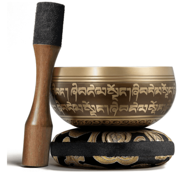 Handmade Tibetan Etched Singing Bowl