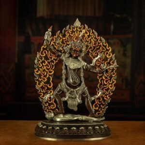 18'' Tibet Amitayus Long Life Buddha Bronze Statue