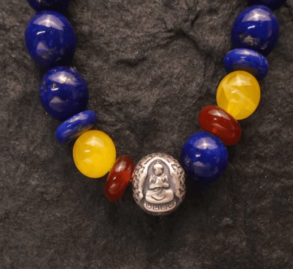 SPIRITUAL CLARITY AKSHOBHYA LAPIS LAZULI BUDDHA BRACELET