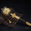 Copper Large Hand Held Prayer Wheel