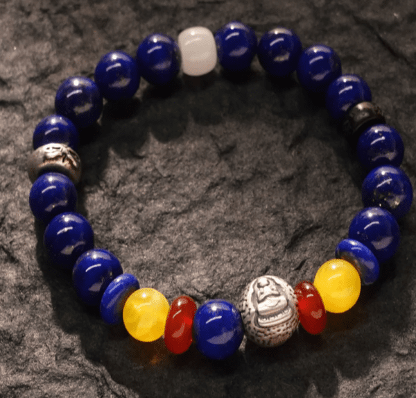 SPIRITUAL CLARITY AKSHOBHYA LAPIS LAZULI BUDDHA BRACELET