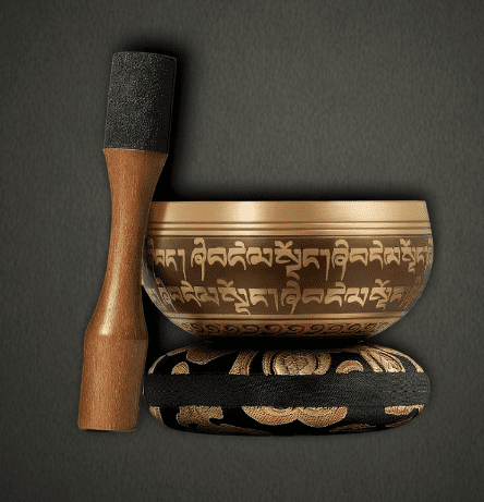 Handmade Tibetan Etched Singing Bowl