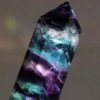 Fluorite Crystals Obelisk Colorful Stone Point Hexagonal Column Crystal