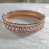 LUOGA "Kailash Dawn" Horizon Bangle | 18K Gold & Multi-Colored Gemstones
