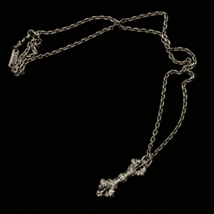 KSANA Tibetan 925 Silver Vajra Dorje Amulet Necklace Men Handmade Buddhist